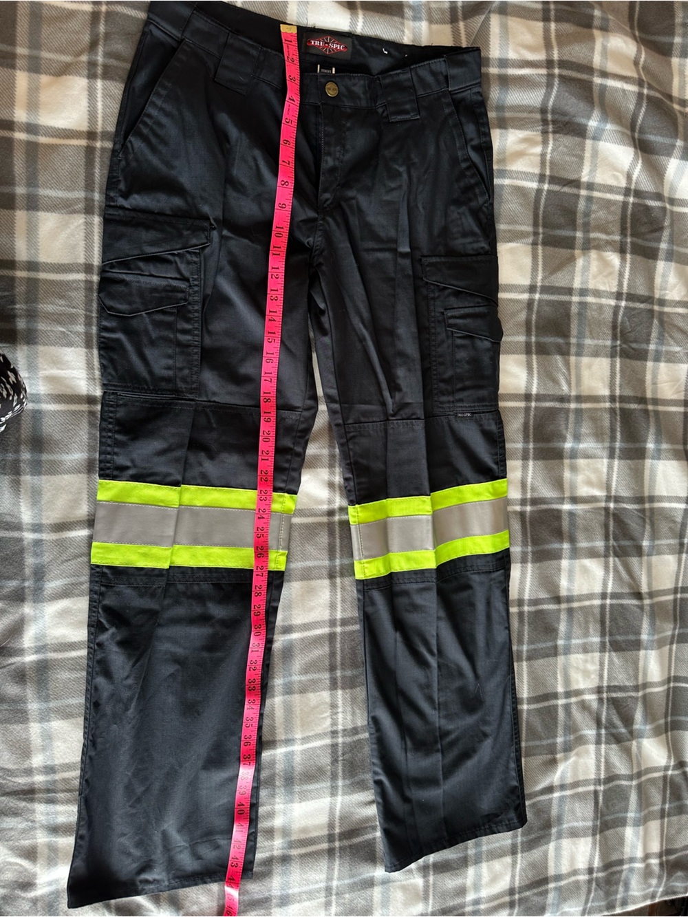 Tru-spec tactical pants with reflective strip